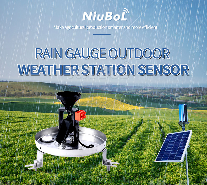 Analogue outdoor weather station made of stainless steel