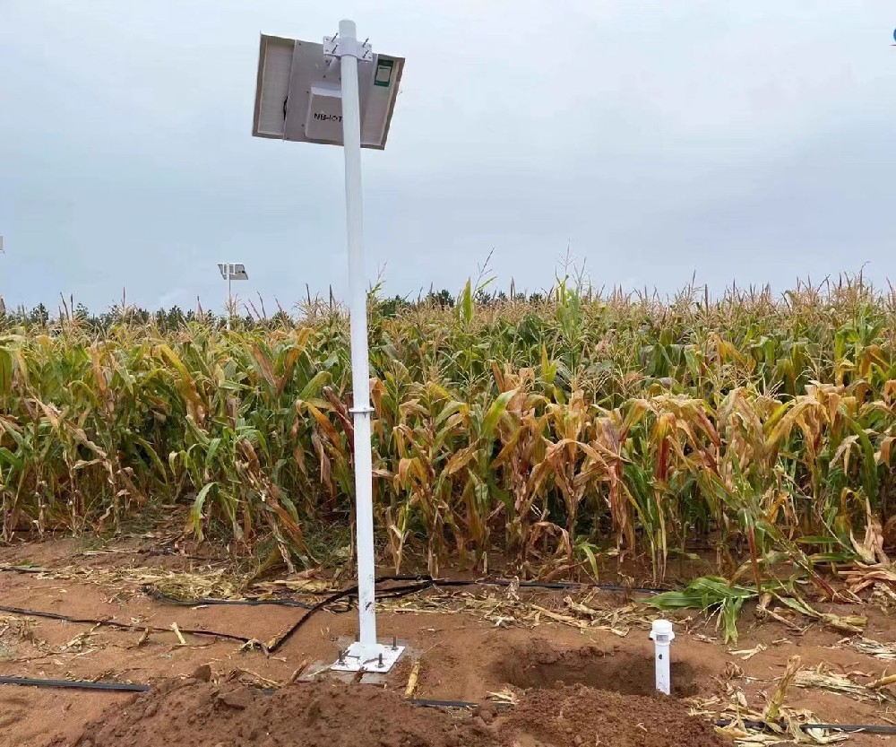 soil temperature and humidity monitoring system for corn fields