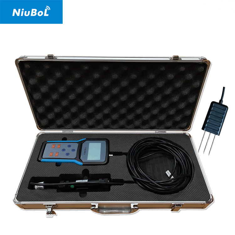 Handheld Portable Soil Temperature, Moisture, Conductivity and Salinity Tester