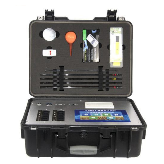 Soil nutrient analyzer prepared for export to Syria